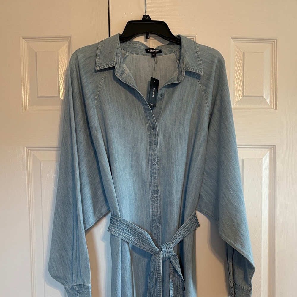 Express Light Blue Portofino Dress